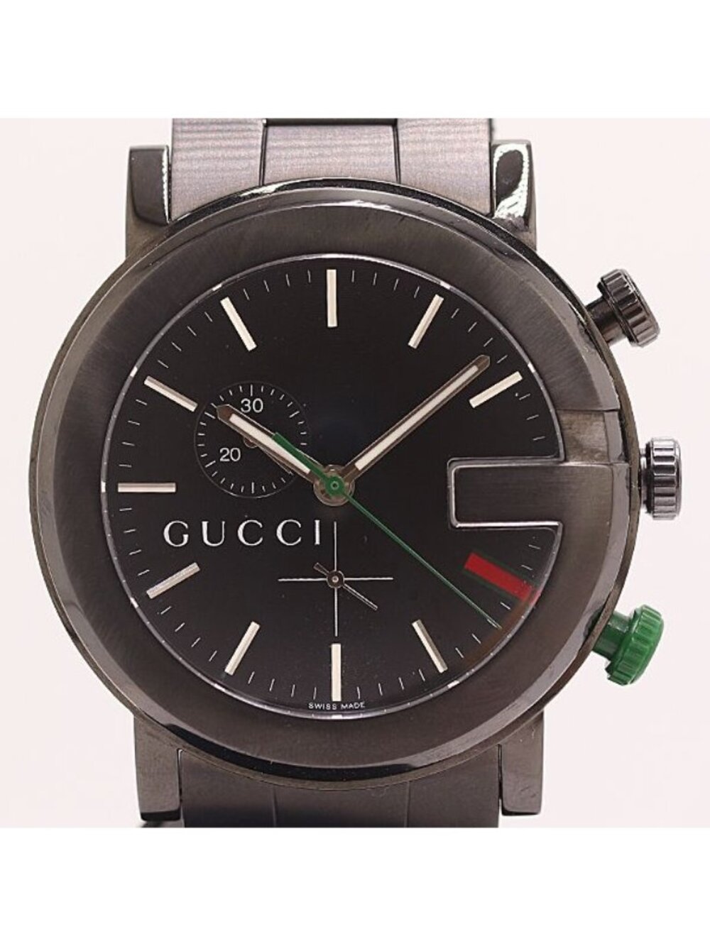 Gucci G Chrono Black Dial Watch